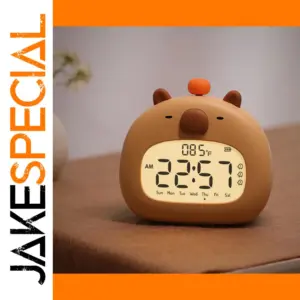 Bear-Shaped Digital Alarm Clock for Kids