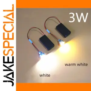 3W LED Battery Bulb for Scale Models