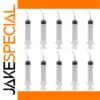 12ml Clear Plastic Syringe Set for Precise Dispensing