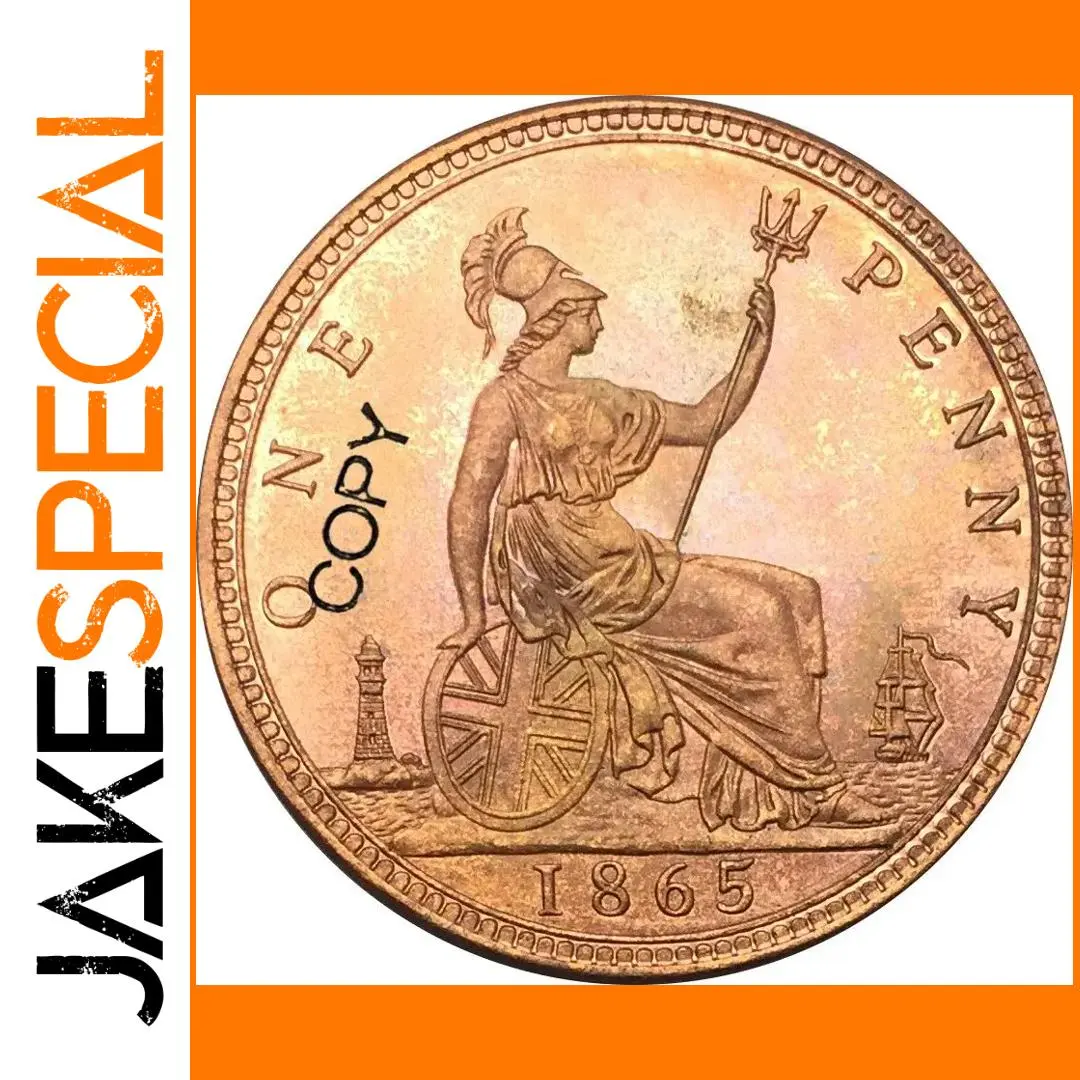 Victorian 1865 Replica Coin for Collectors 1 Victorian 1865 Replica Coin for Collectors