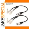 Dual 6.35mm Mono Y-Splitter Cable for Audio
