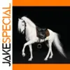 White Resin Horse Model for Collectors