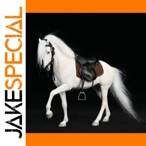 White Resin Horse Model for Collectors