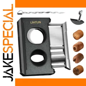 Premium Stainless Steel 4-in-1 Cigar Cutter