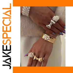 Stainless Steel Double Finger Bow Ring