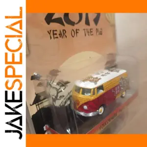 Red Volkswagen T2 Van Collectible Model