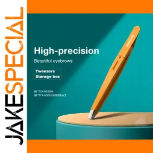 Bright Orange Stainless Steel Eyebrow Tweezer