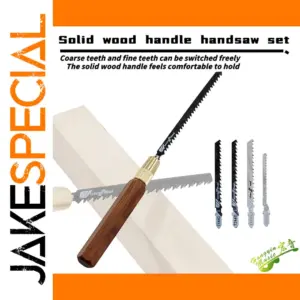 Solid Wood Hand Saw Set for Crafts and Guitar Making