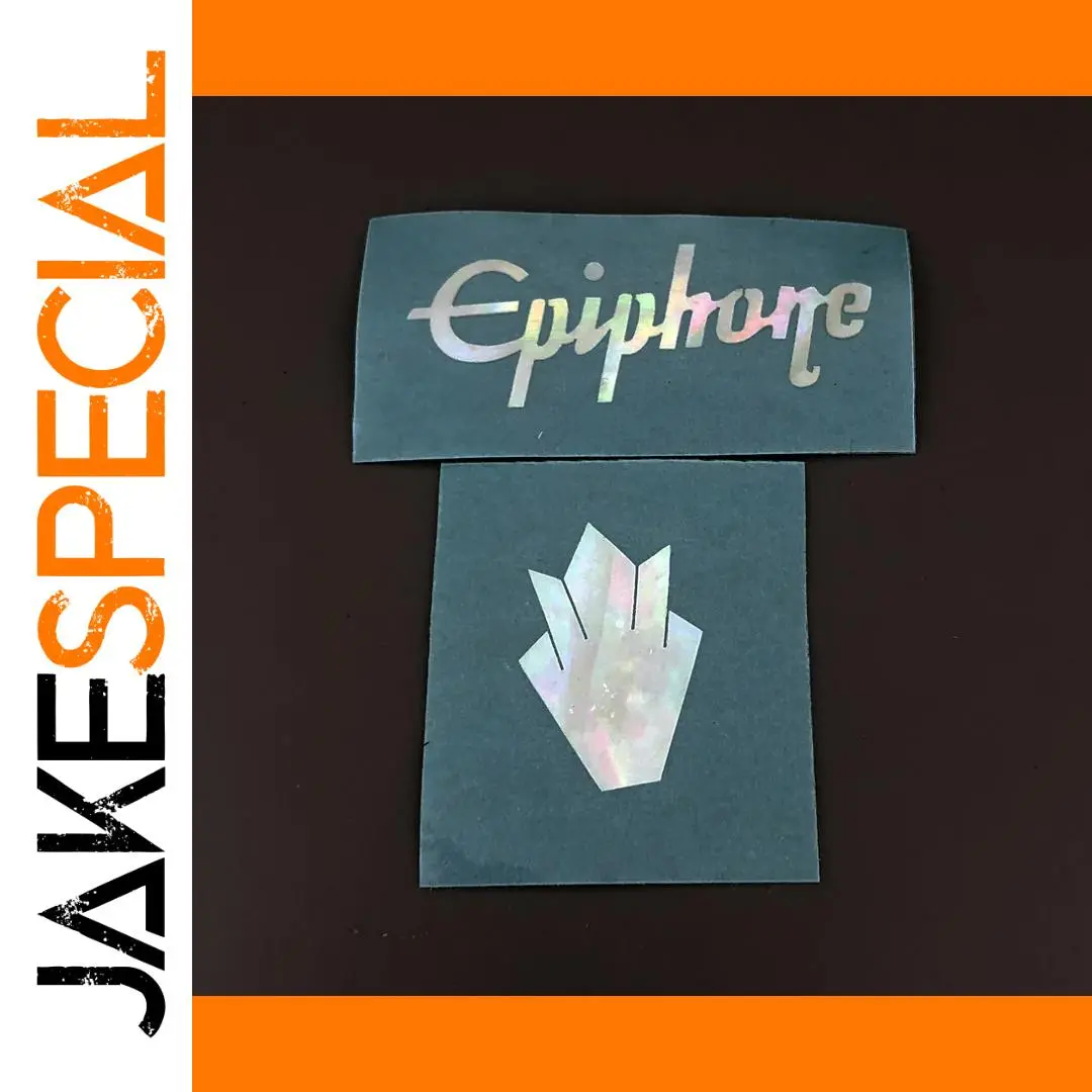 Holographic Guitar Decal with Iridescent Finish 1 Holographic Guitar Decal with Iridescent Finish