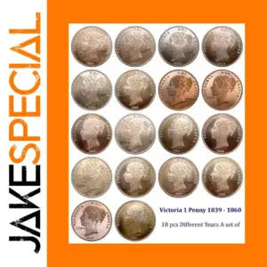 Victoria 1 Penny Replica Coin Set (1839-1860)