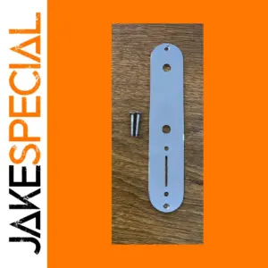 Chrome Electric Guitar Control Plate