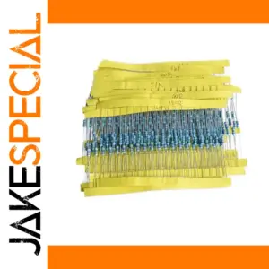 20-Value Metal Film Resistor Kit for Electronics
