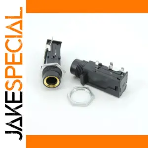 6.35mm Mono Audio Jack Connector (Pack of 5 or 10)