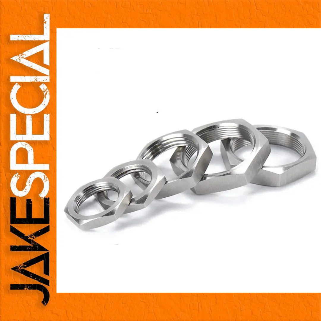 Stainless Steel BSP Lock Nut 1/8" to 4" 1 Stainless Steel BSP Lock Nut 1/8" to 4"