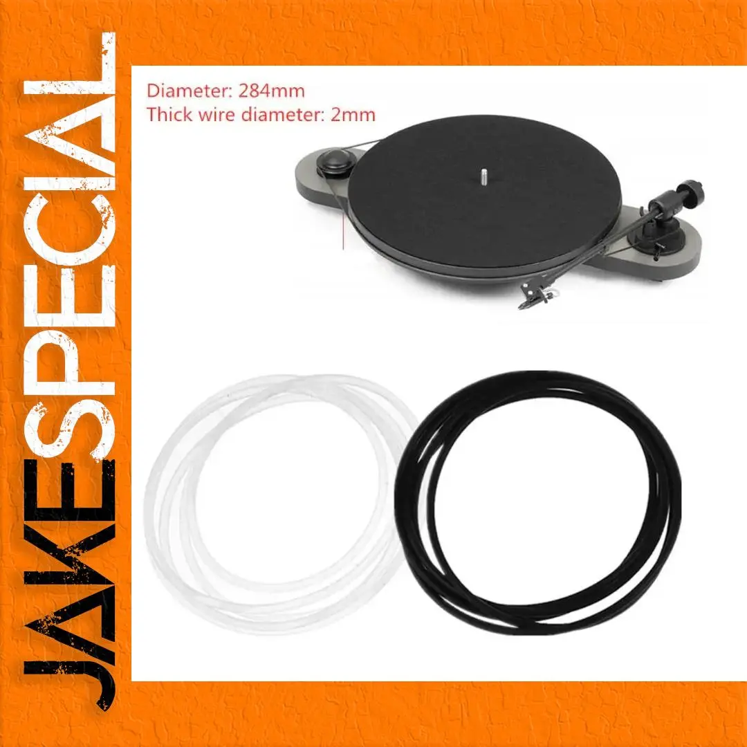 Turntable Belt for LP Record Players 284mm Diameter 1 Turntable Belt for LP Record Players 284mm Diameter