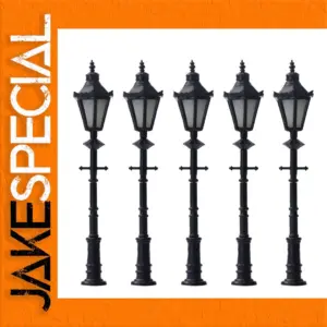 Vintage Miniature Street Lamps Set for Model Scenes