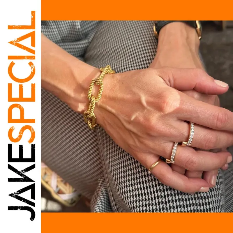 Elegant Gold Stainless Steel Women's Ring: The Perfect Accessory for Every Occasion 1 11690a50437044f596370a74 product image