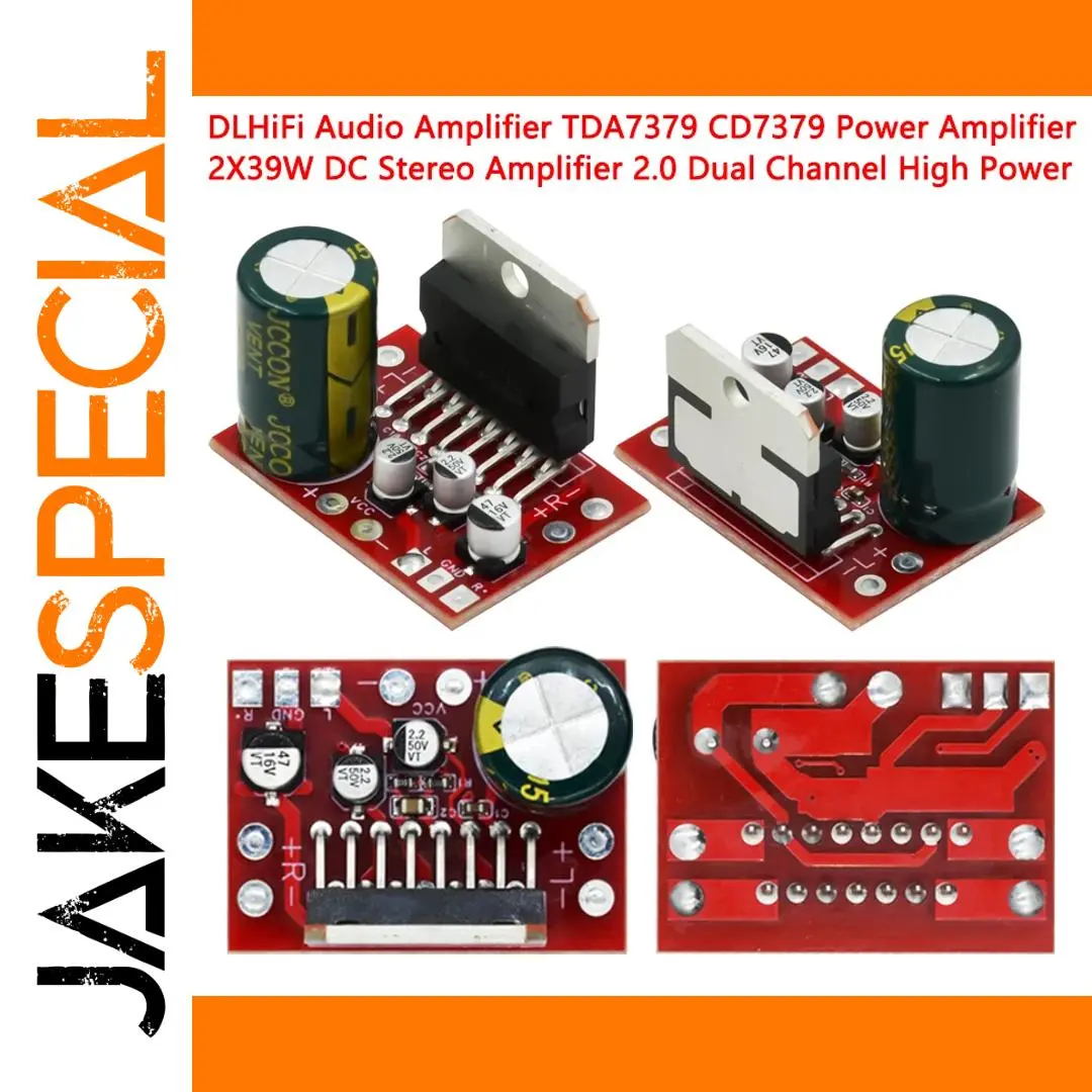 High-Power TDA7379 Stereo Amplifier Module 1 High-Power TDA7379 Stereo Amplifier Module