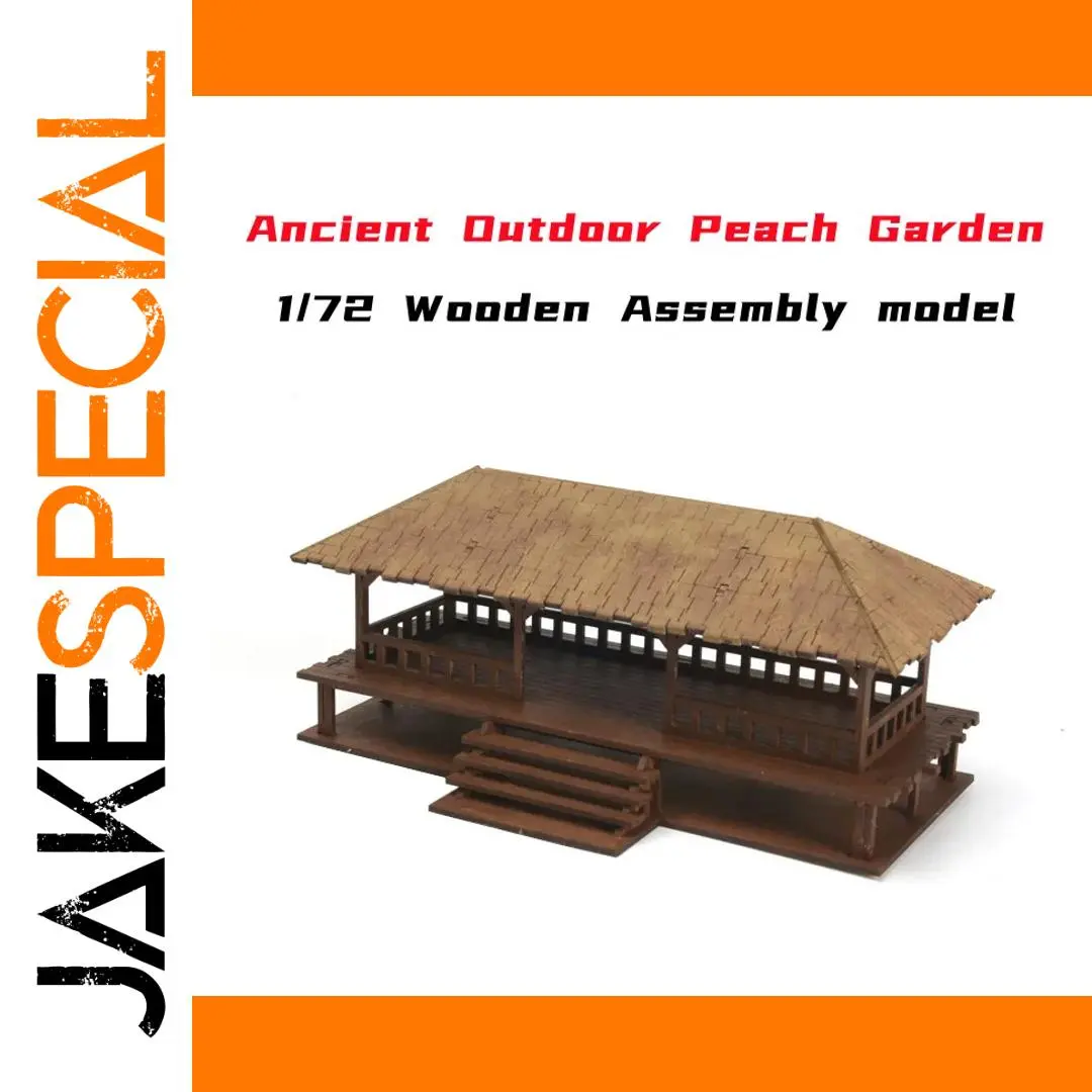 Peach Garden Wooden DIY Assembly Model 1 Peach Garden Wooden DIY Assembly Model