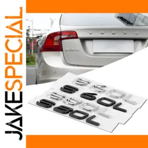 3D Chrome ABS Car Letter Badge for Mercedes