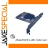 PCIe USB-C Expansion Card with 20Gbps Speed