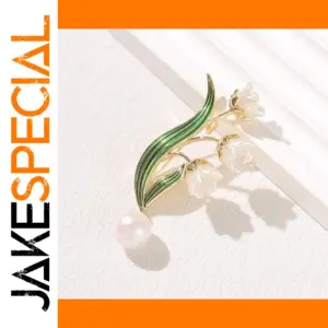 Elegant Bell Orchid Brooch for Women