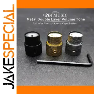 Concentric Metal Control Knobs for Guitars