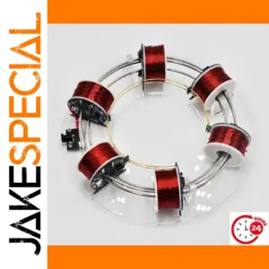 6-Coil Electromagnetic Cyclotron Model for Education