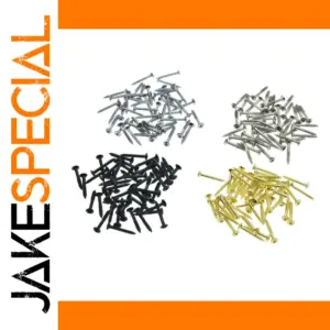 50-Pack Guitar Pickup Ring Screws for LP/SG