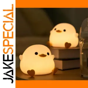 Cute Duck Night Light with Rechargeable Battery
