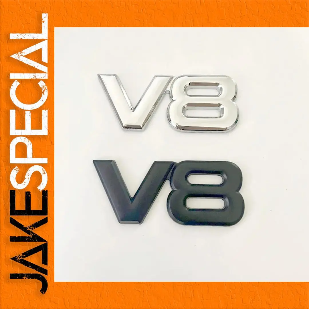 3D Metal V8 Logo Emblem for Cars 1 3D Metal V8 Logo Emblem for Cars