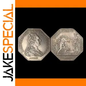 Vintage French Louis XVI Copper Medal 34mm