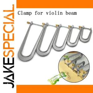 Violin and Instrument Clamp Set with Adjustable Throats
