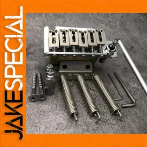 Chrome Full-Size Guitar Tremolo Bridge System