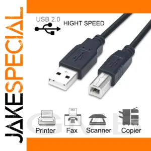 High-Speed USB 2.0 Printer Cable 1m