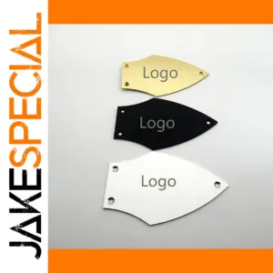 Custom Aluminum Bass Truss Rod Cover in Gold, Black, Silver