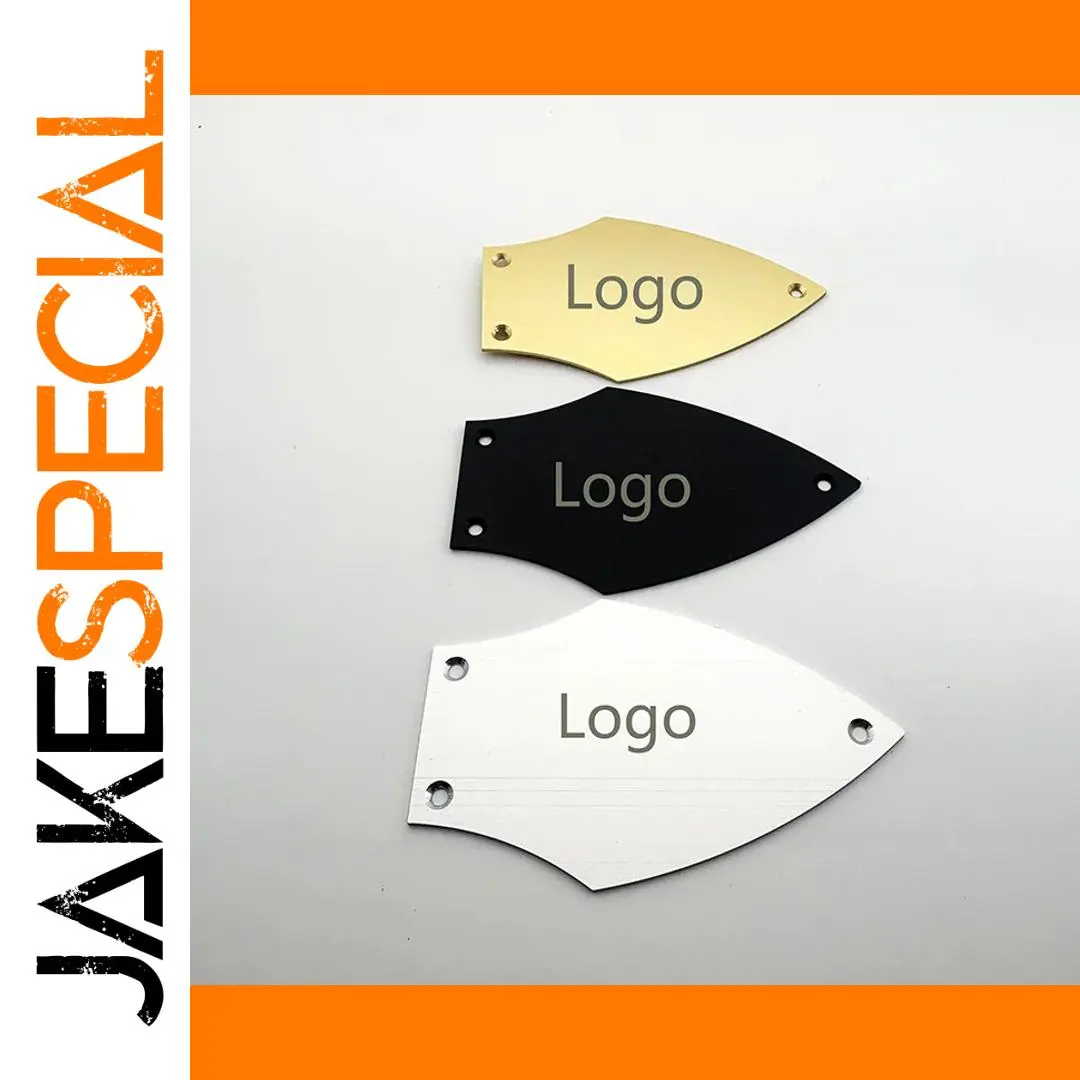 Custom Aluminum Bass Truss Rod Cover in Gold, Black, Silver 1 Custom Aluminum Bass Truss Rod Cover in Gold, Black, Silver