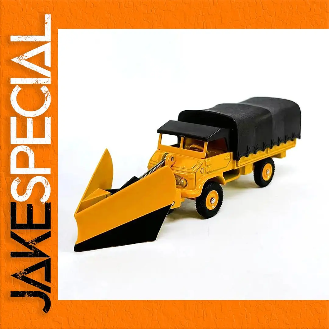 Vibrant Yellow Snow Shovel Truck Model 1:43 Scale 1 Vibrant Yellow Snow Shovel Truck Model 1:43 Scale