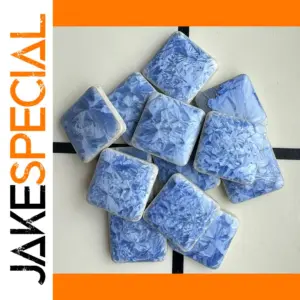 Blue Frost Mosaic Tiles Set for Crafts