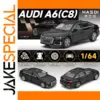 Black Audi A6L C8 1:64 Diecast Model