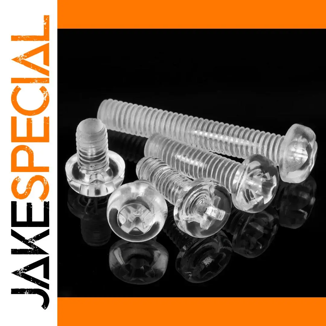 Transparent Acrylic Screw Set for Electronics 1 Transparent Acrylic Screw Set for Electronics