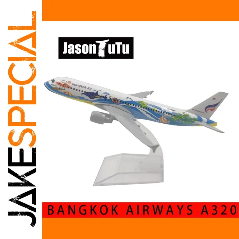 Experience the Vibrancy of the Thai Bangkok Air Airbus A320 Diecast Model 1 13100c0acdbc4423805659e4 product image