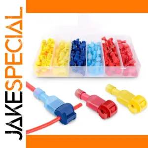 Bright Color-Coded T-Shaped Terminal Blocks Set