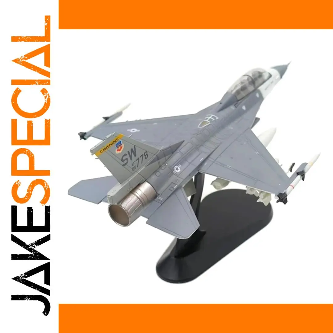 Detailed 1:72 Scale F-16D Diecast Fighter Jet Model 1 Detailed 1:72 Scale F-16D Diecast Fighter Jet Model