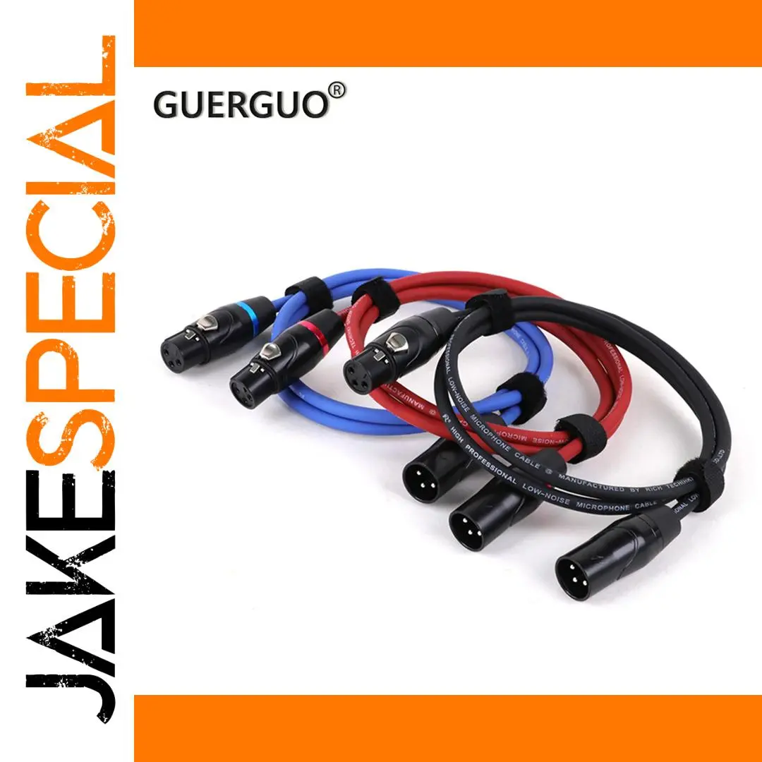 High-Quality Shielded XLR 3Pin Audio Cable 1 High-Quality Shielded XLR 3Pin Audio Cable