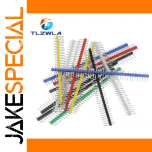 Colorful Breakable PCB Pin Header Set, 10x40 Pins