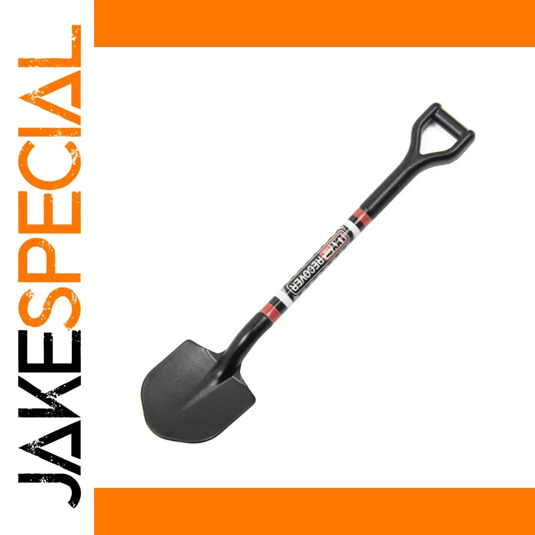 RC Miniature Black Metal Shovel for 1/18 & 1/24 Scale 1 RC Miniature Black Metal Shovel for 1/18 & 1/24 Scale