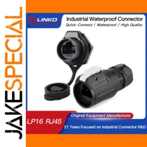 Outdoor IP68 Waterproof RJ45 Network Connector