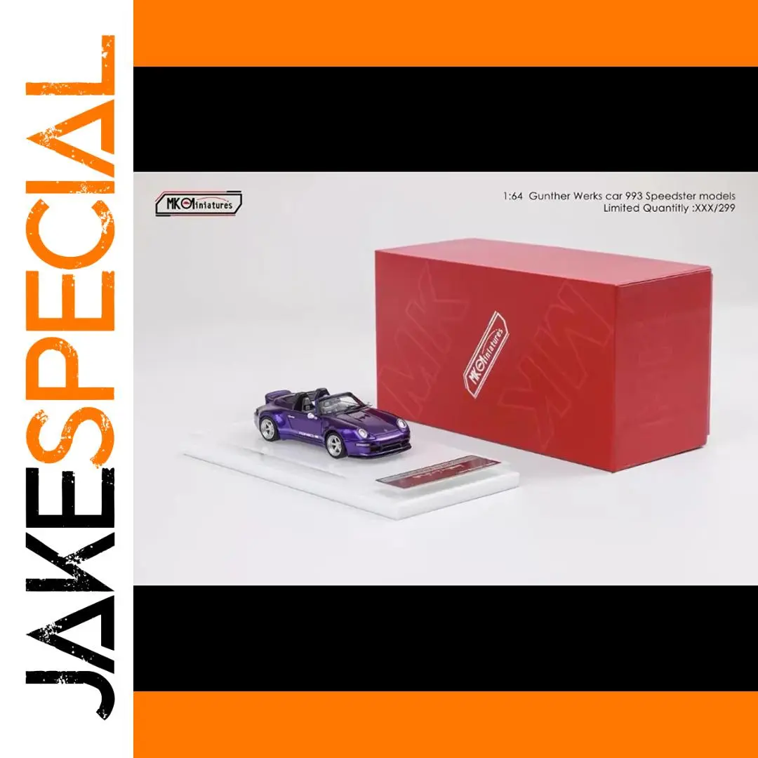 Gunther Werks 993 Convertible Diecast Model 1/64 1 Gunther Werks 993 Convertible Diecast Model 1/64
