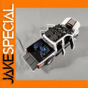 White 1:24 Scale Diecast Pickup Truck